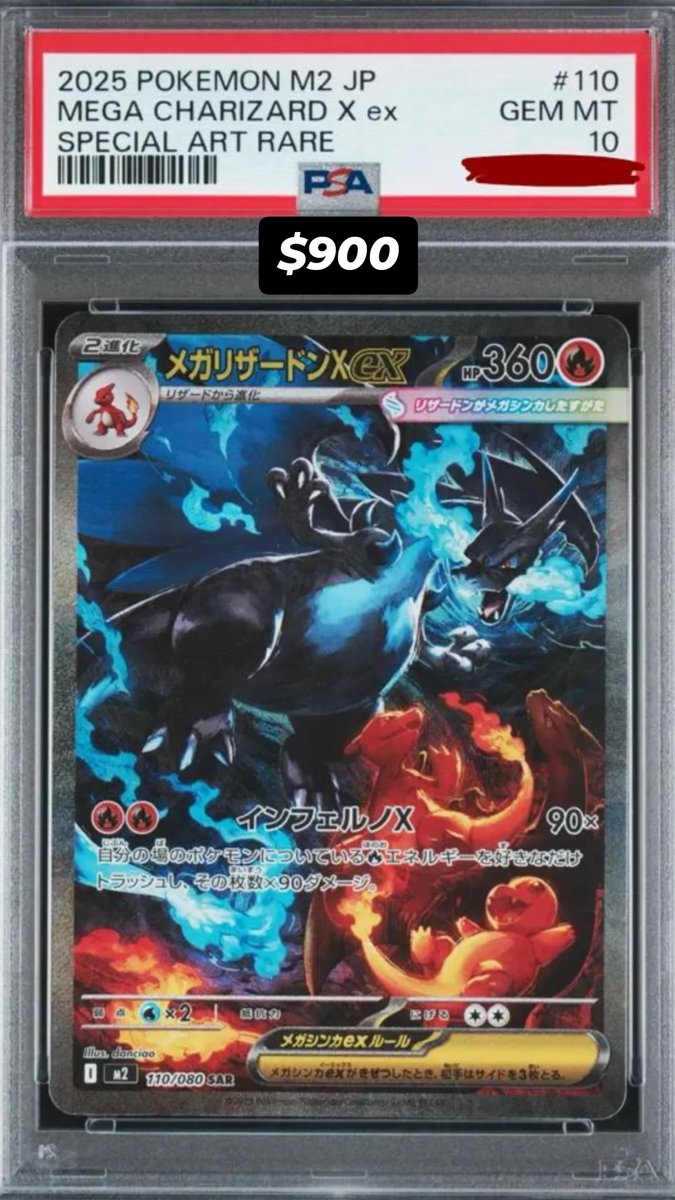Mega Charizard X ex PSA GEM MT 10
