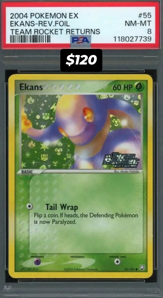 Ekans PSA NM-MT 8