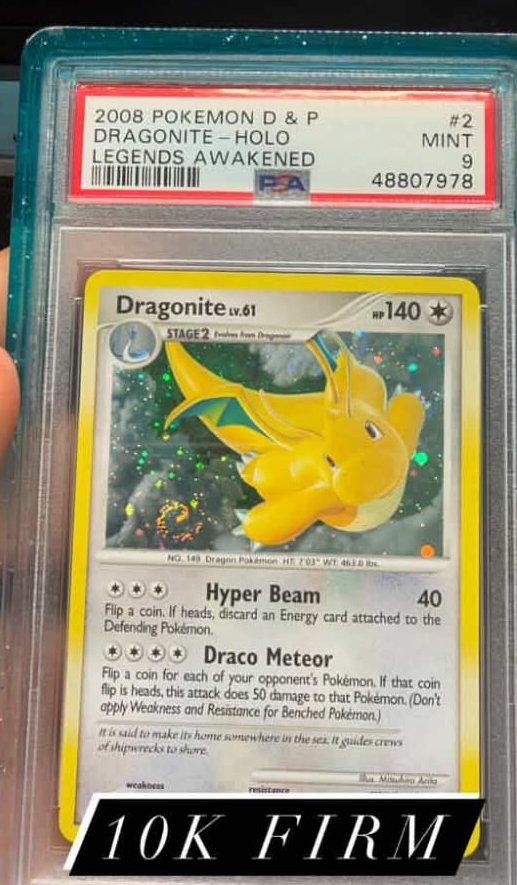 Dragonite PSA MINT 9
