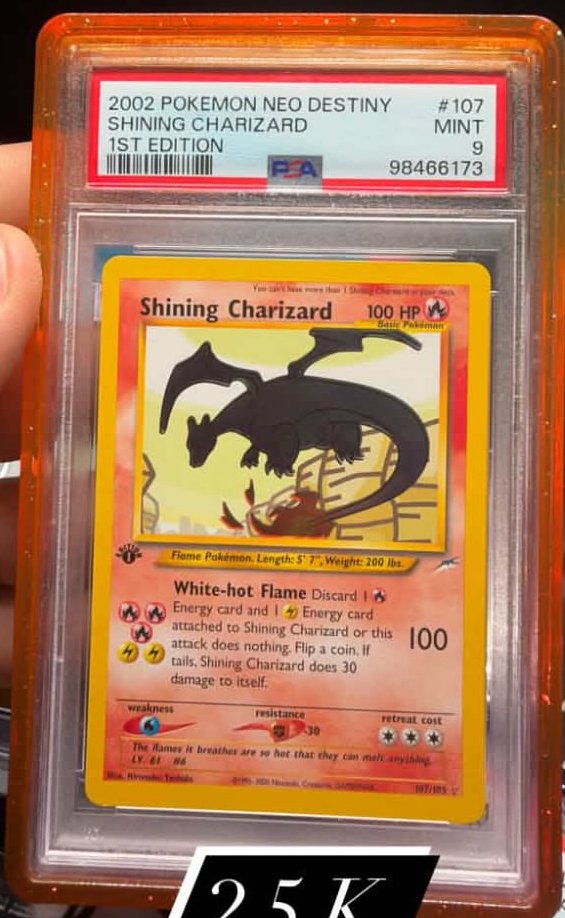 Shining Charizard PSA MINT 9