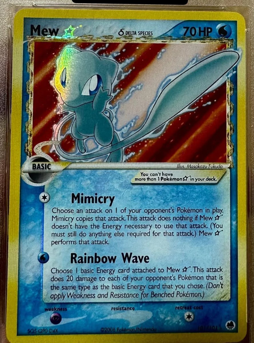 Mew PSA MINT 9