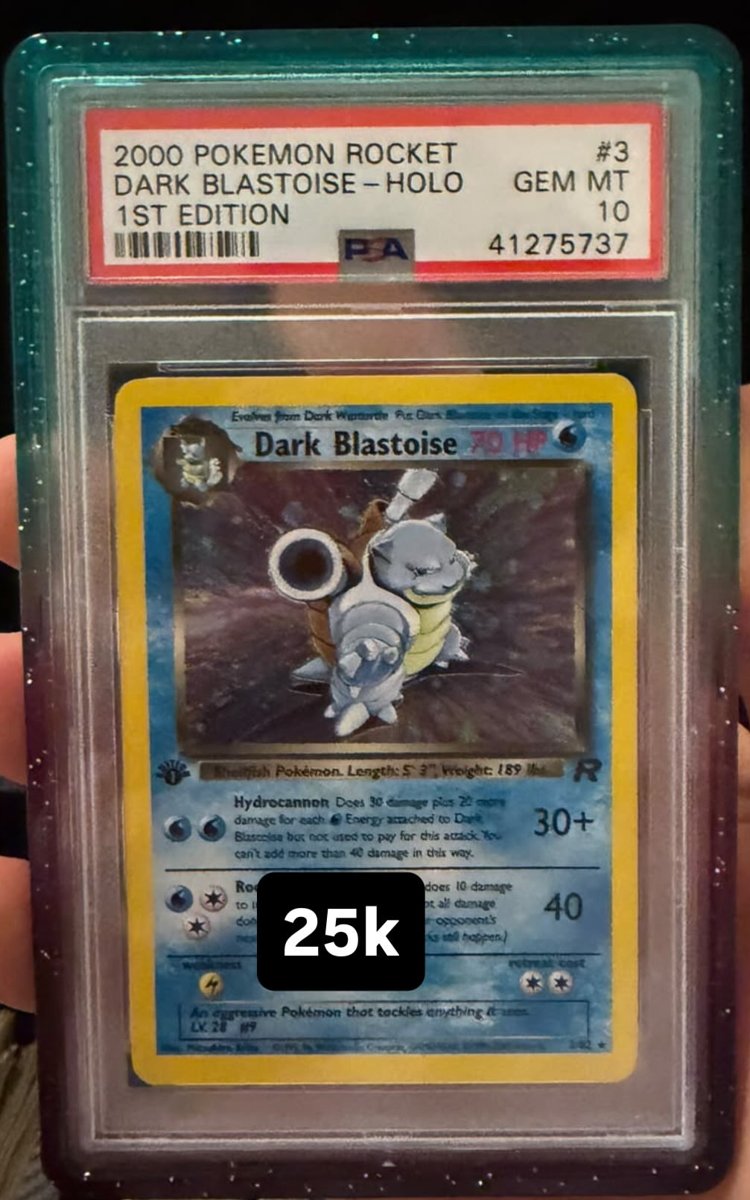 Dark Blastoise PSA GEM MT 10