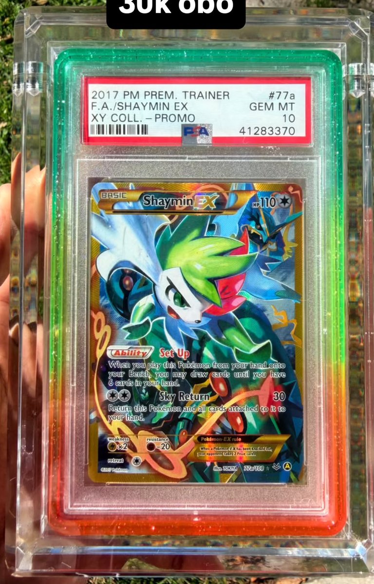 Shaymin EX PSA GEM MT 10