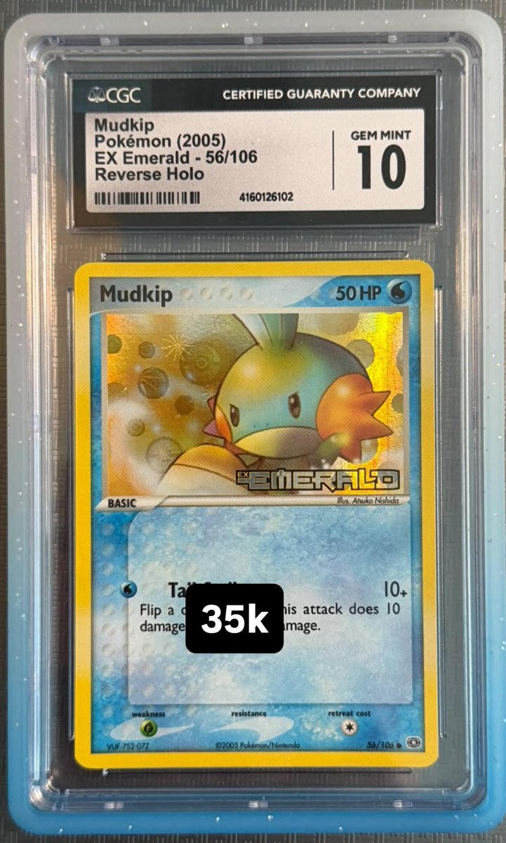 Mudkip CGC GEM MINT 10