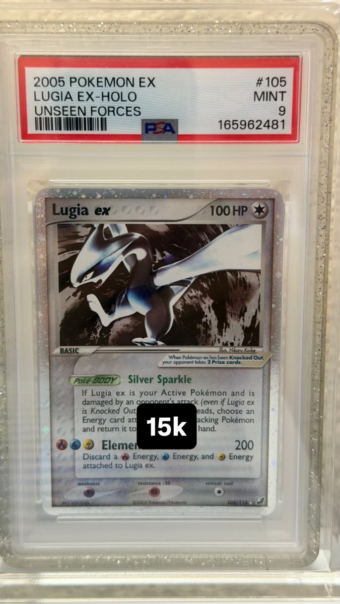 Lugia EX PSA MINT 9