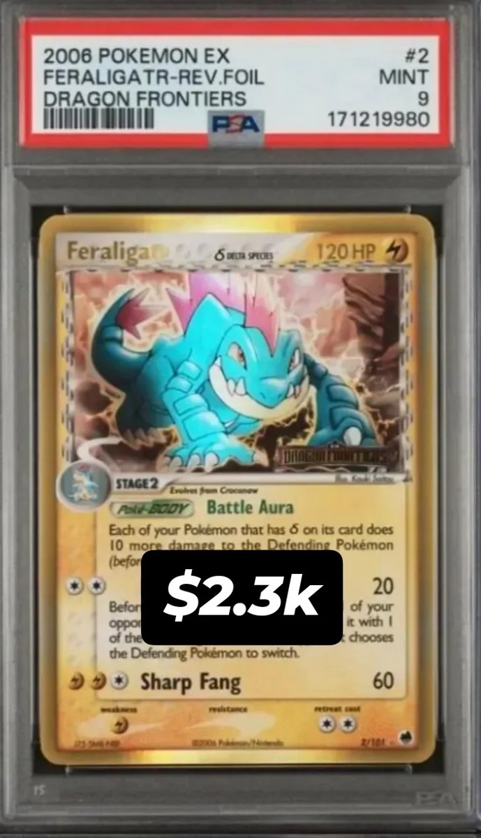 Feraligatr PSA MINT 9