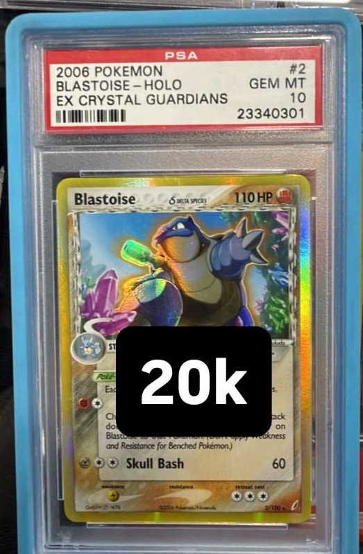 Blastoise PSA GEM MT 10